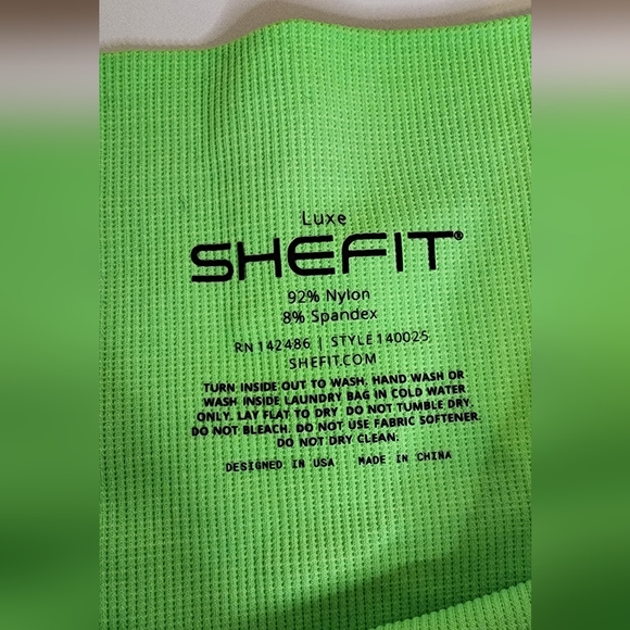 Seamless Leggings - Neon Green - Luxe - Picture 6 of 8